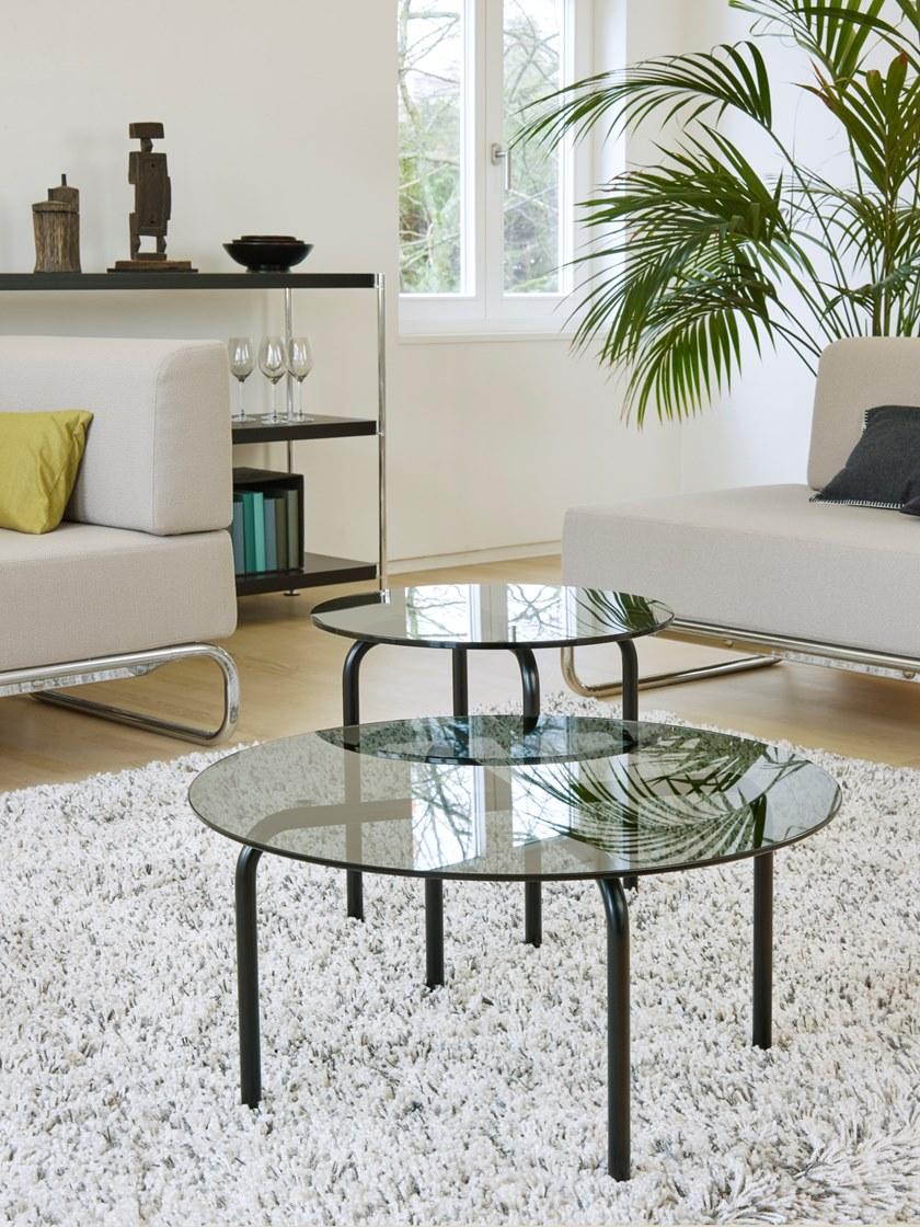 Thonet Круглый стеклянный журнальный столик для гостиной Mr 515 sun-id-1480011 - Вид №4