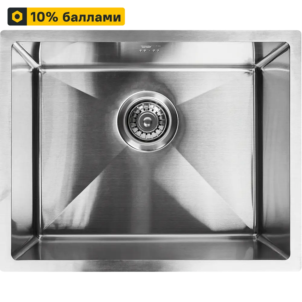Кухонная мойка DELINIA М8S 50×40 см с увеличенной гарантией 5 лет 89337709 M8S STLM-1414676