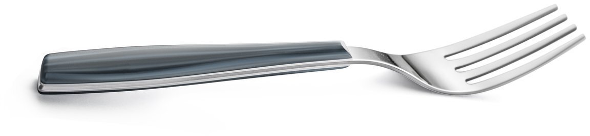 90142929 Вилка столовая WAVE с пластиковой ручкой серая 7504_8 2 шт STLM-0115880 EME POSATERIE
