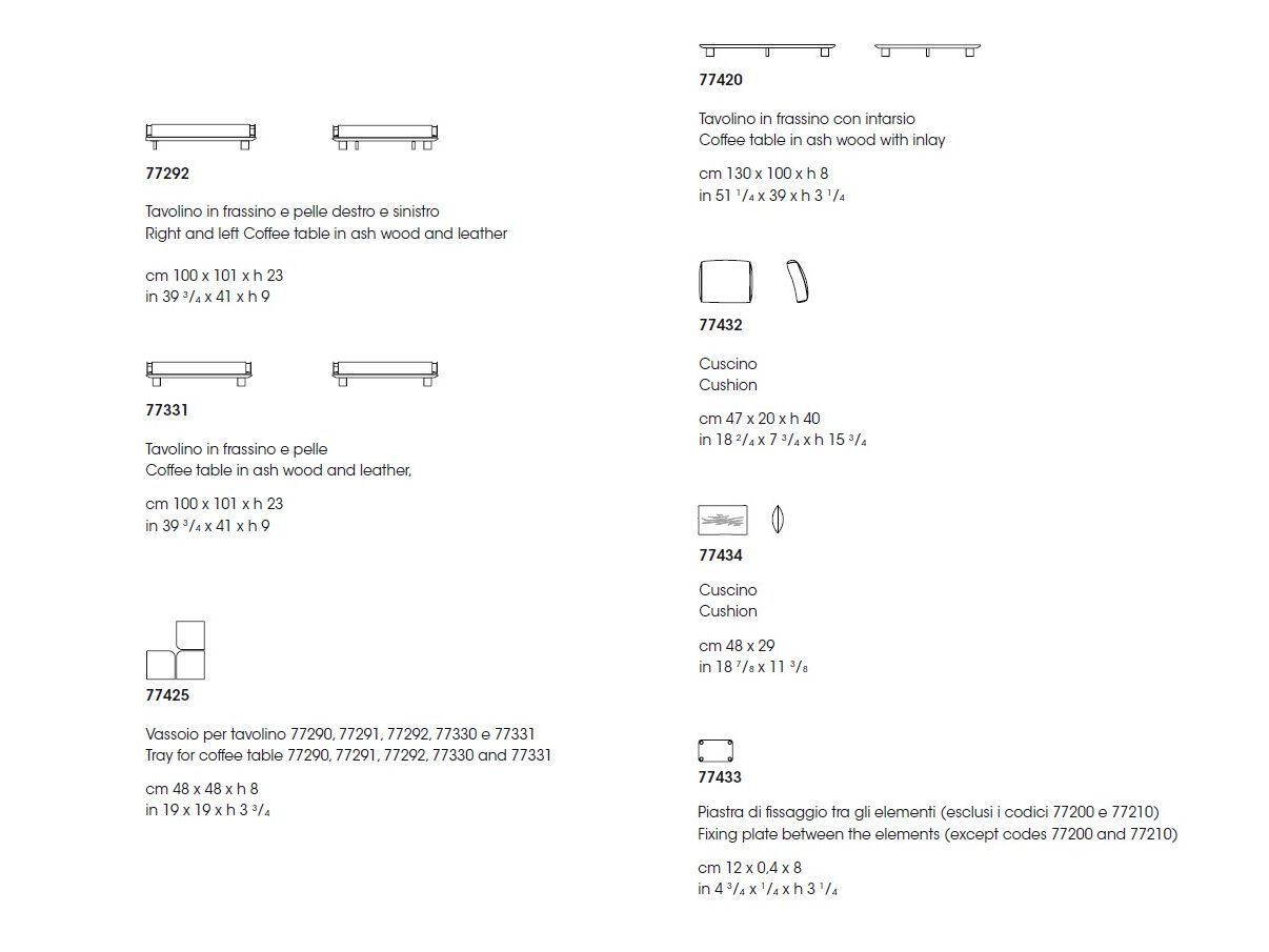 Модульный тканевый диван с отсеком для хранения Giorgetti Giorgetti Maserati Edition ARCH-00095059 - Вид №12