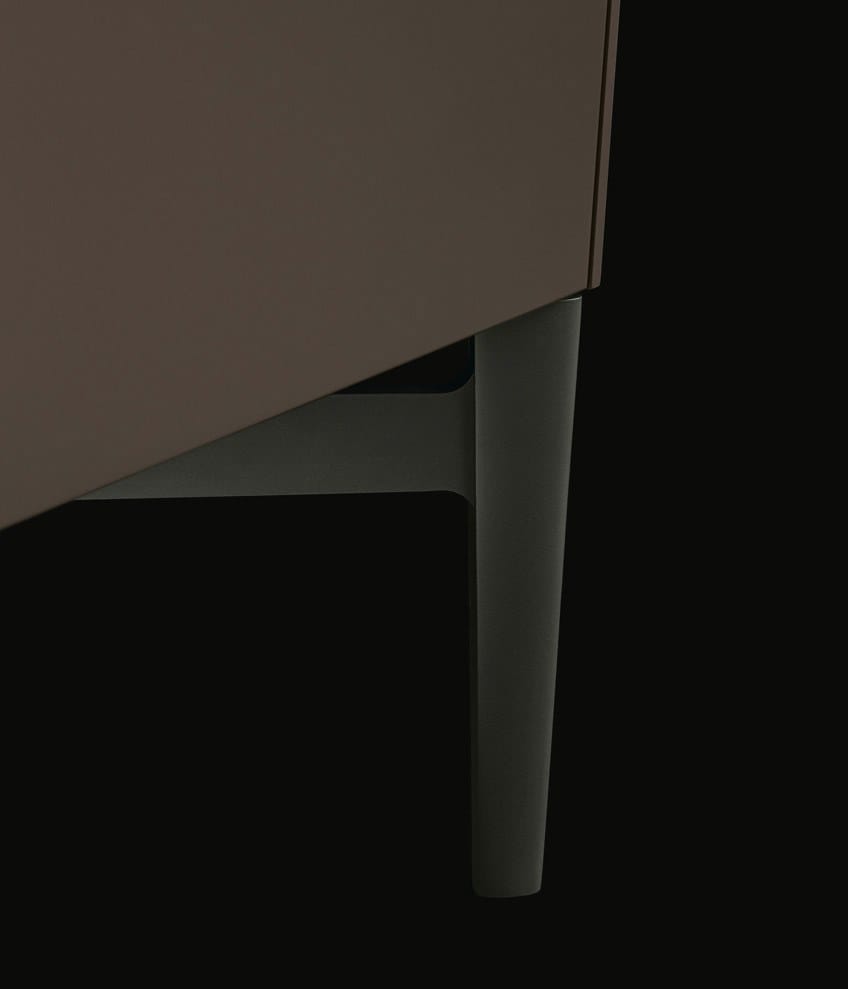 Низкий деревянный шкаф для телевизора с ящиками Poliform код ARCH-00092544 - Вид №1