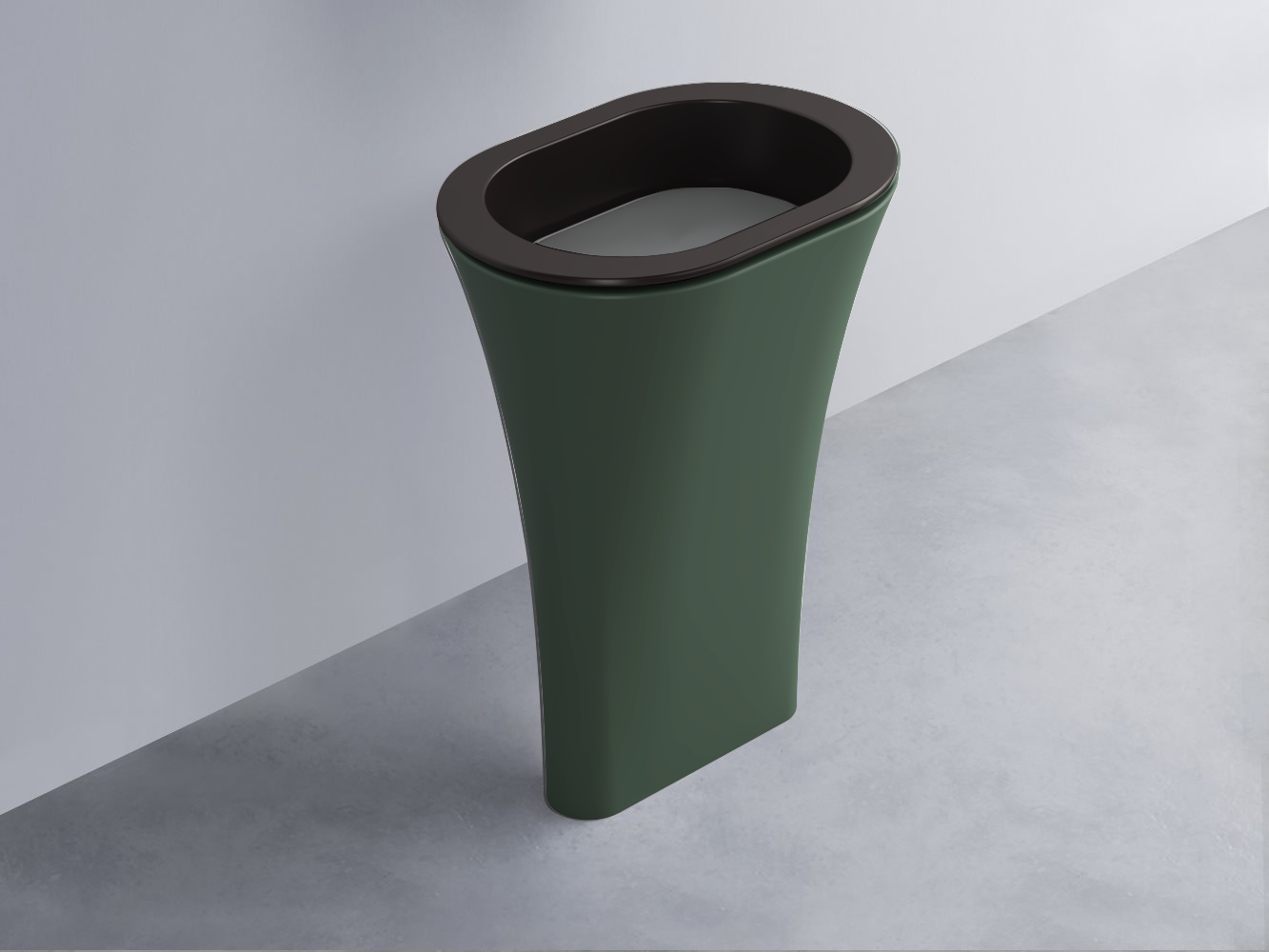 AMLA65-LV+AMPILO-CM+AMCOLO-MU Раковина Amedeo Ovale отдельностоящая cielo Enjoy + Amedeo Ceramica Cielo