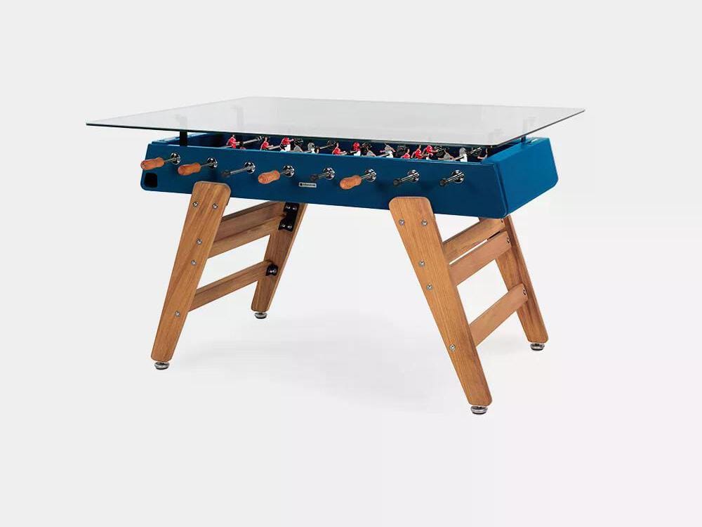 Прямоугольный обеденный стол из стали и стекла RS Barcelona RS3 WOOD ARCH-00114353 - Вид №7