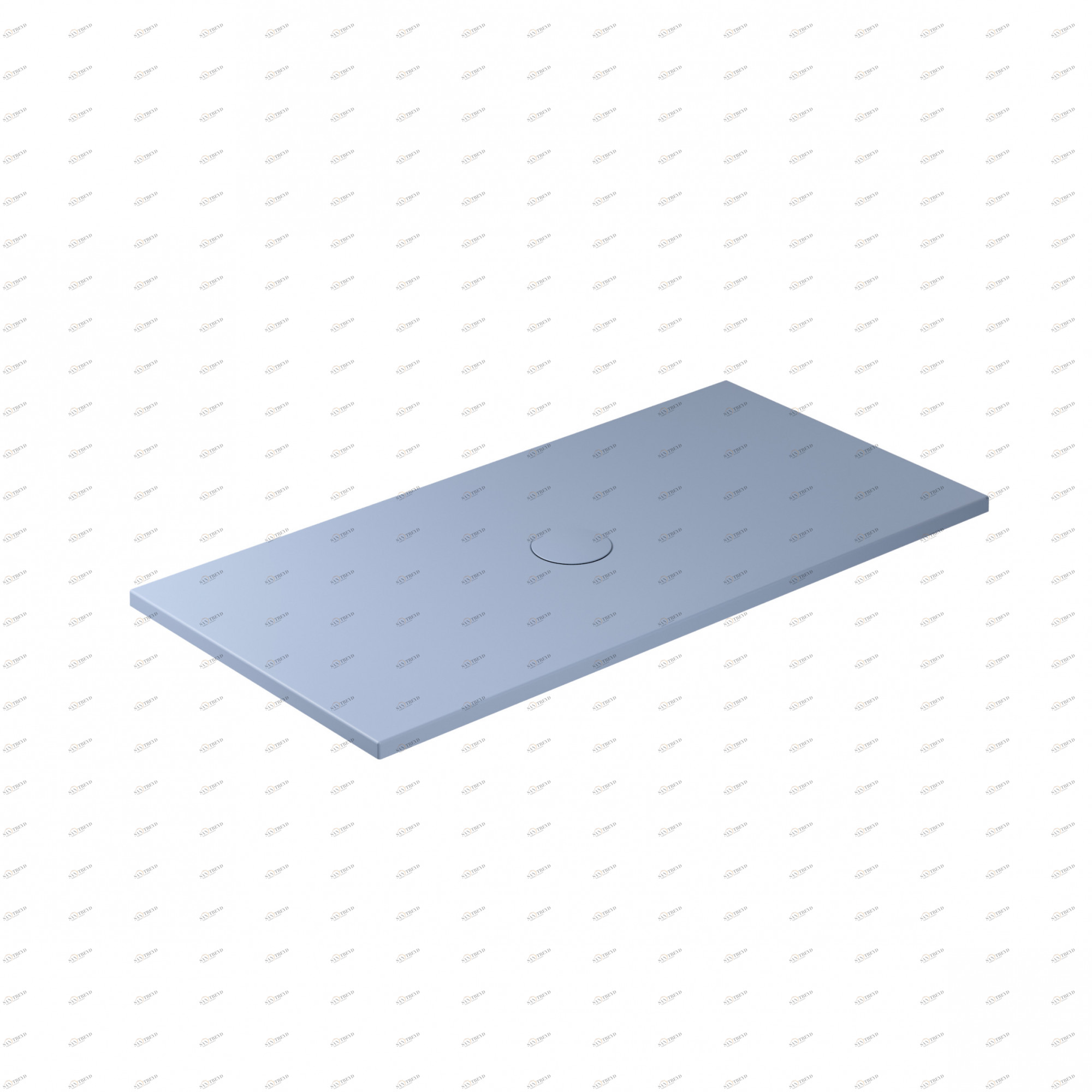 Поддон керамический 140x70 Синий 1043ON GALASSIA Shower Trays