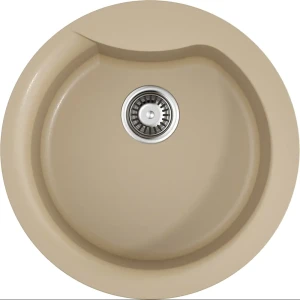 98299388 Мойка для кухни врезная Omoikiri 4993241 48.5x48.5 см глубина чаши 21 см искусственный камень цвет шампань STLM-1445793