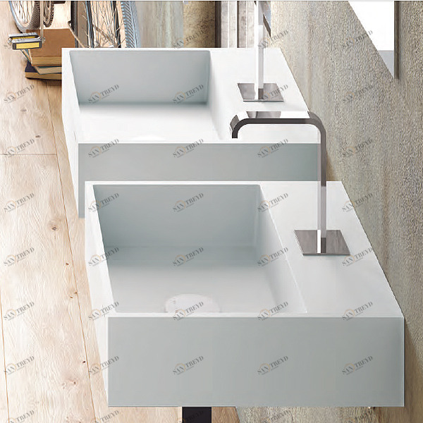 TESEO Подвесная раковина настенная овальная McBath  белая 