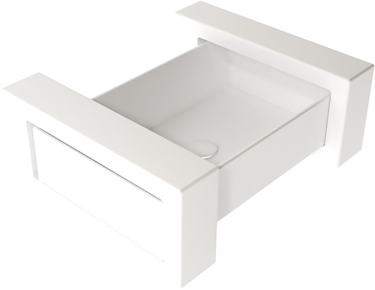 BXLAME60LC1 Подвесная раковина настенная GSG CERAMIC BOX