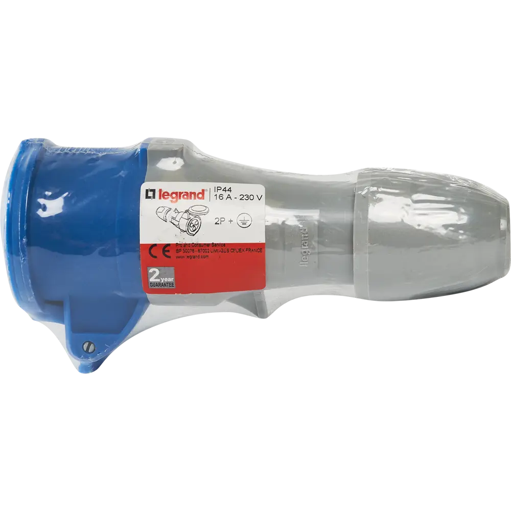 Розетка Legrand P17 Tempra Pro, 2 полюса, заземление, 16 А 12506308 STLM-2193612  - Вид №2