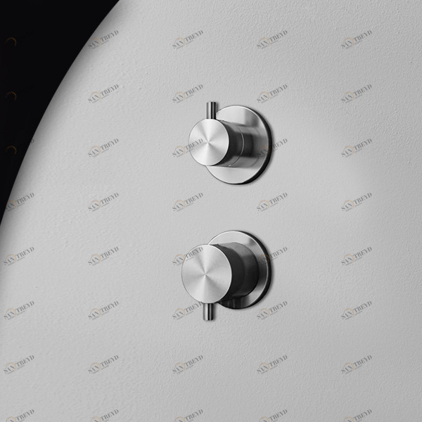 Смеситель для душа сталь матовая Hiro Radomonte HIR94S