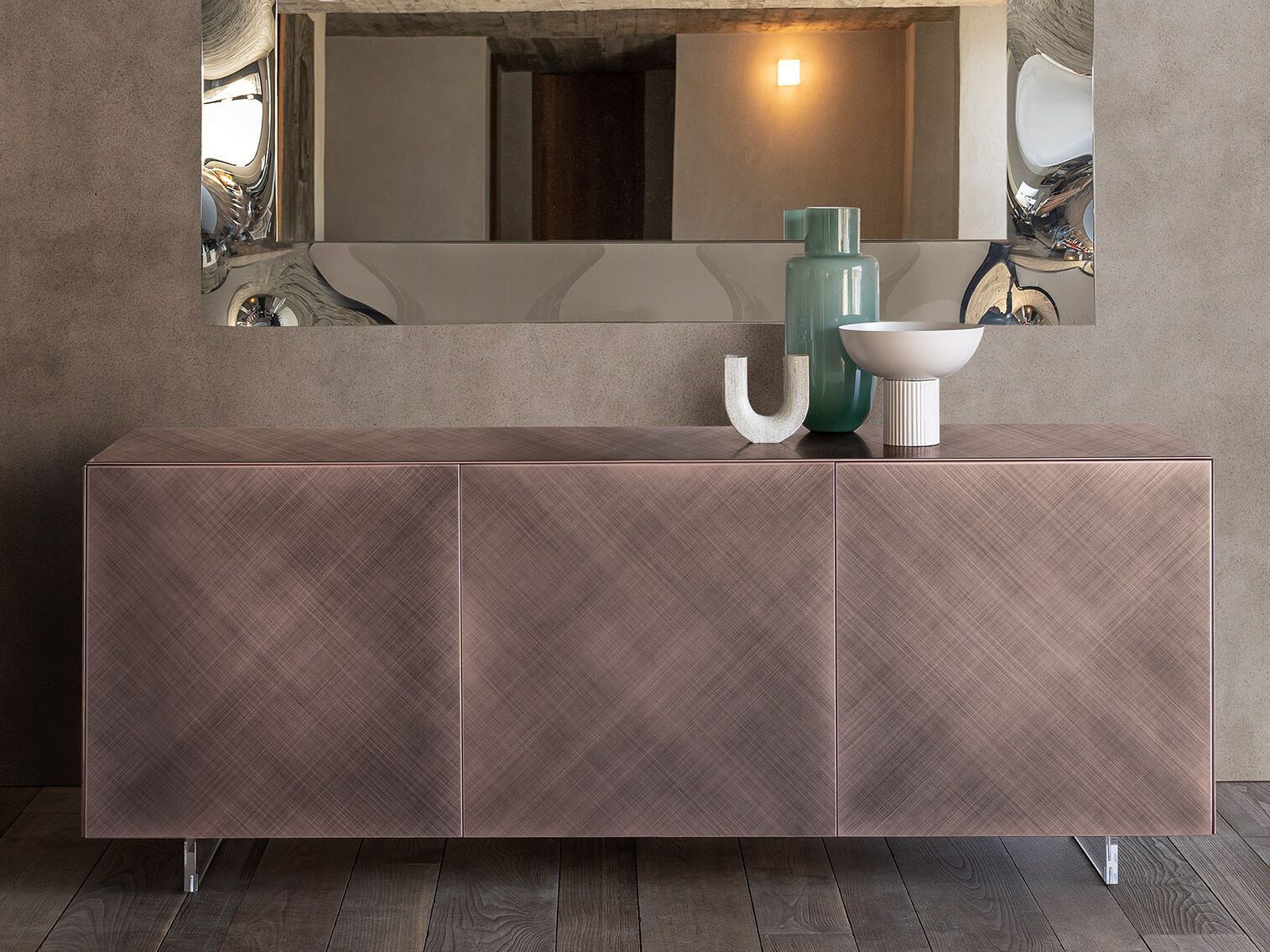 Деревянный шкаф с распашными дверями RIFLESSI Essenzia ARCH-00128514