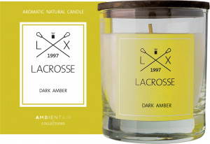 10656789 Ambientair Свеча ароматическая в стекле Lacrosse Амбра 40 ч Воск