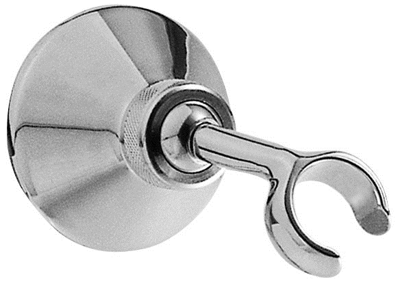 33200-CR CARIMALI Настенный открытый конический регулируемый держатель с кронштейном "K" 