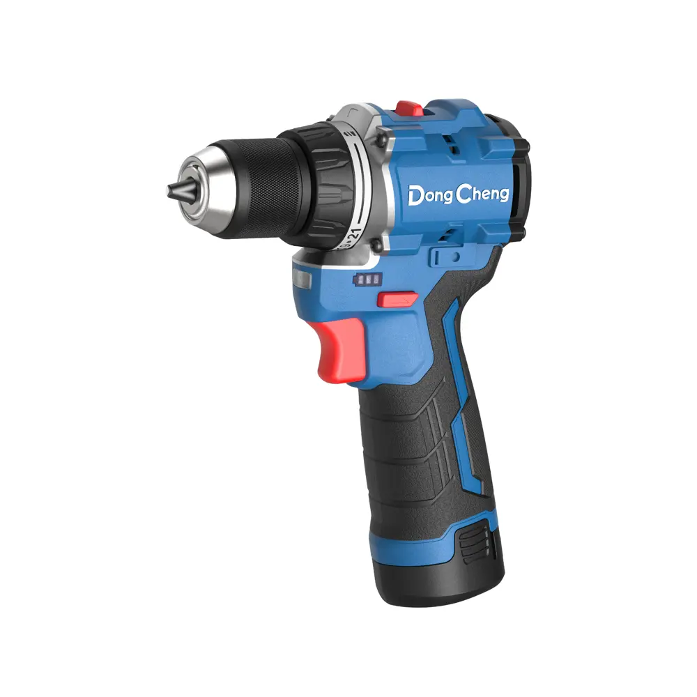 Дрель-шуруповерт аккумуляторная бесщеточная Dongcheng DCJZ1250, 12 В Li-Ion 2x2 Ач STLM-2170169