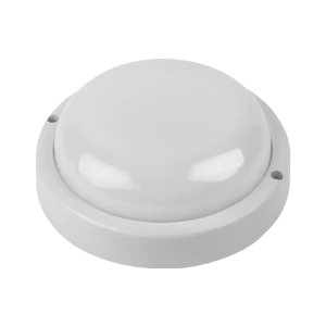 Светильник утилитарный настенно-потолочный светодиодный Wolta 25 Вт IP65 с датчиком движения круг цвет белый