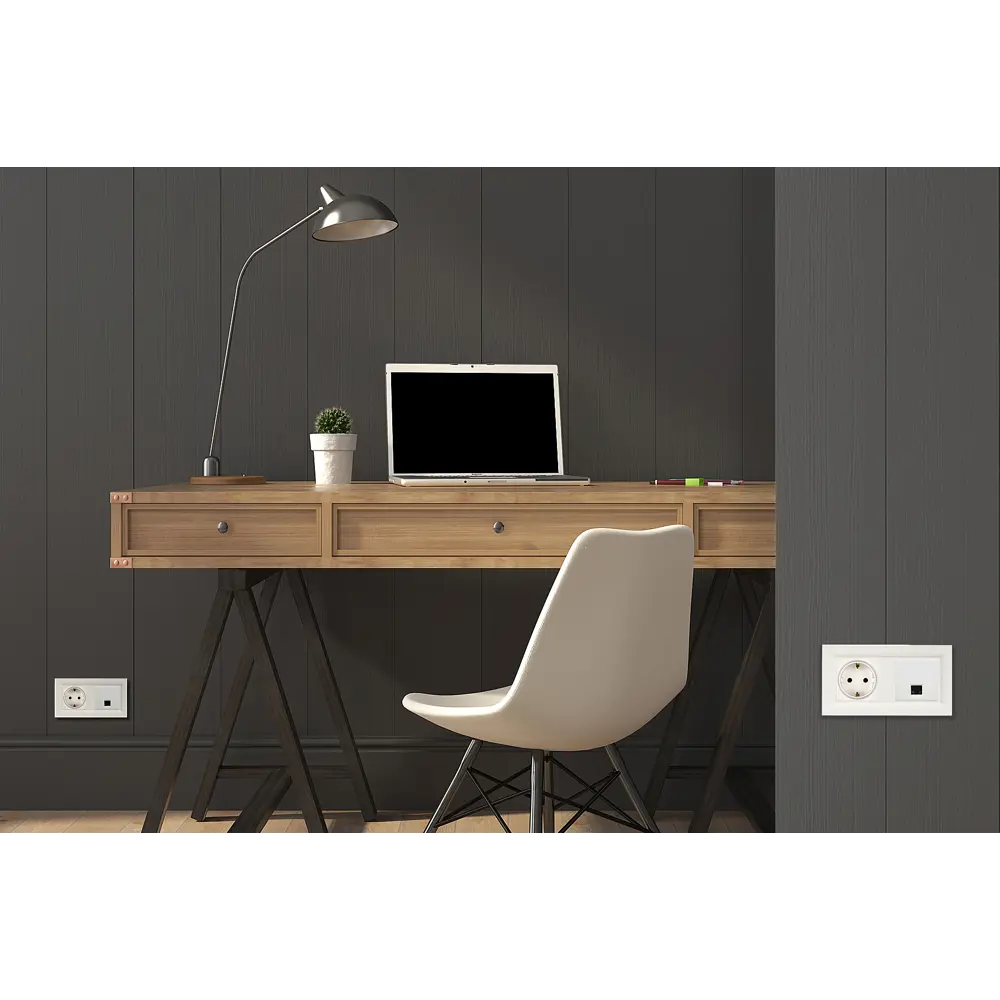 82064662 Розетка встраиваемая Legrand Structura с заземлением, цвет белый STLM-0018650 - Вид №9