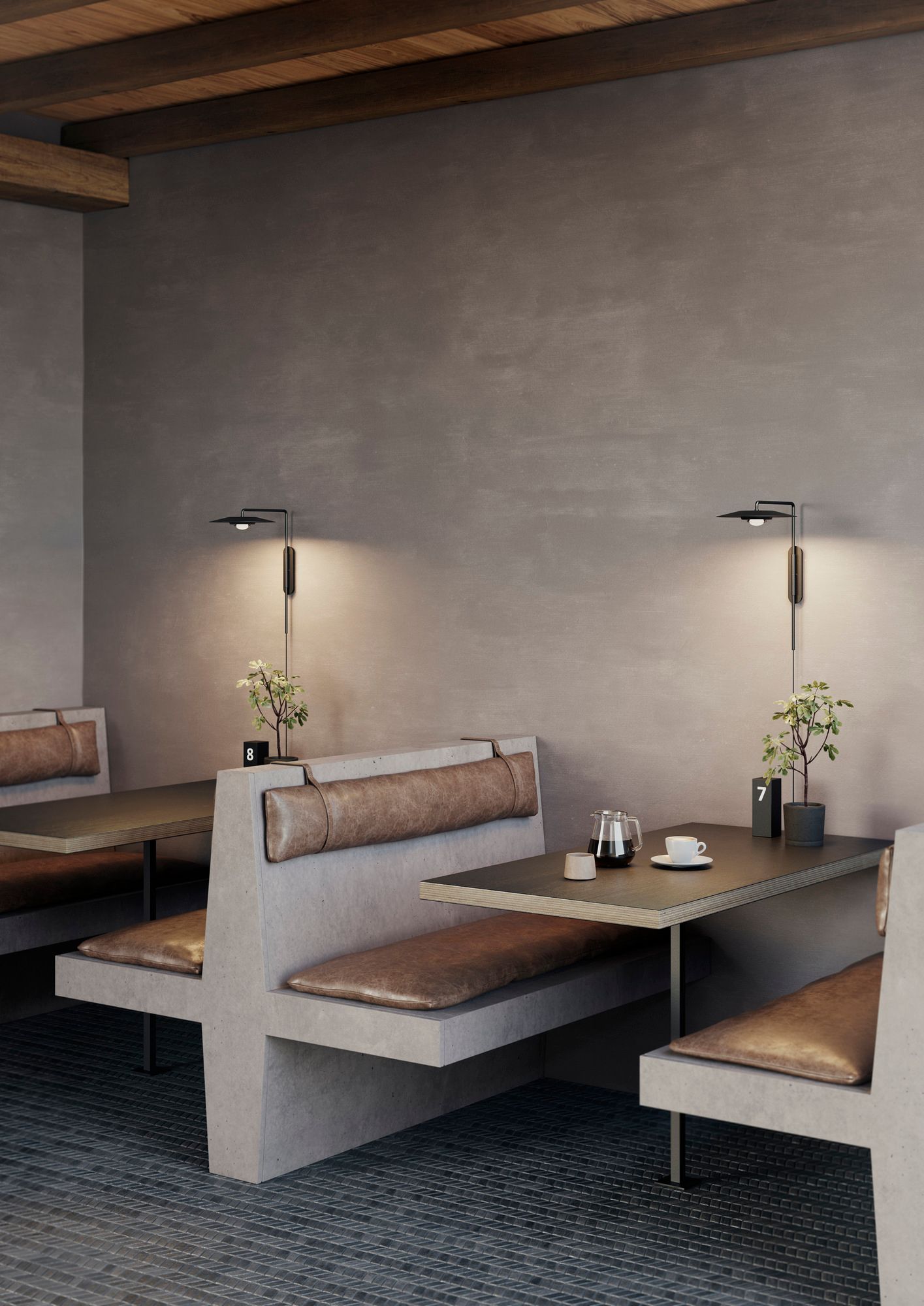 Алюминиевый настенный светильник с фиксированным кронштейном LUCEPLAN Koinè ARCH-00077215 - Вид №1