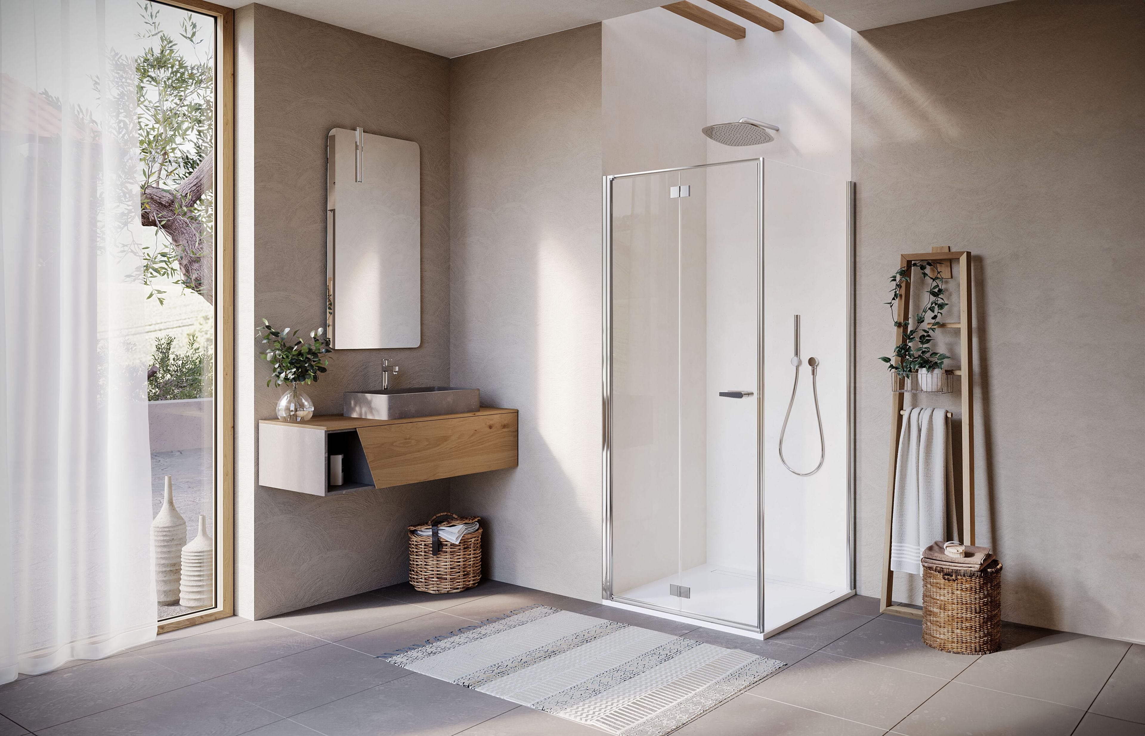 Прямоугольная хрустальная душевая кабина DUKA Multi-S 4000 NEW ARCH-00140870 - Вид №1