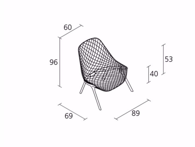 Кресло с подлокотниками Alias Gran Kobi ARCH-00066960 - Вид №5