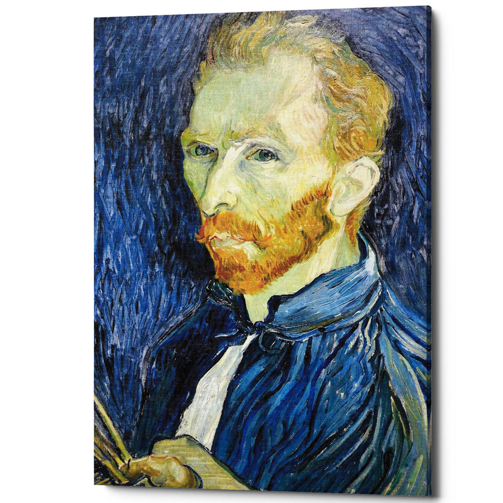 896522169_2628 Картина «Ван Гог. Автопротрет, 1889» (холст, галерейная натяжка) Object Desire 