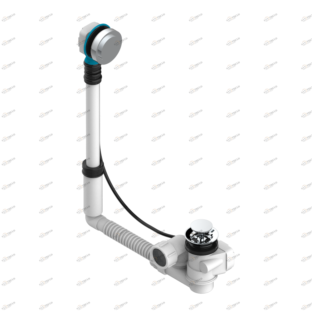 G3V-302 Перелив GEBERIT для ванны. Регулируемая высота : от 165 мм до 390 мм регулируемый вынос: от 110мм до 230мм - европейская модель - выпуск Ø 40 мм поставляется со стильный ручкой управления Thg-paris Montaigne marbre blanc Vénus Хром G3V-302 CAT.A