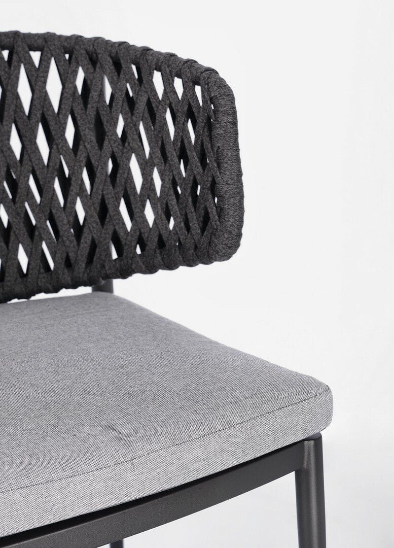 Веревочный и алюминиевый садовый стул BIZZOTTO NOELIA ARCH-00084797 - Вид №6