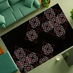 91590175 Ковер Agnella Avant-Garde Sferis black прямоугольный 200x300 см шерсть STLM-1044837