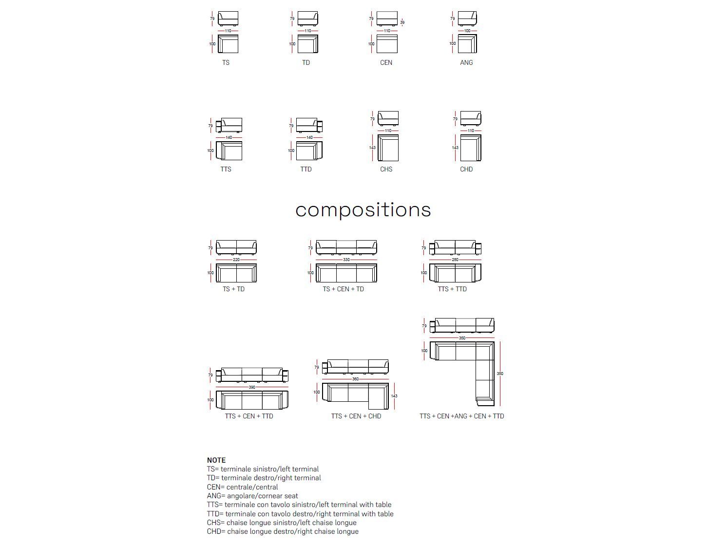 Модульный тканевый диван Casa Covre MILANO ARCH-00090368 - Вид №8