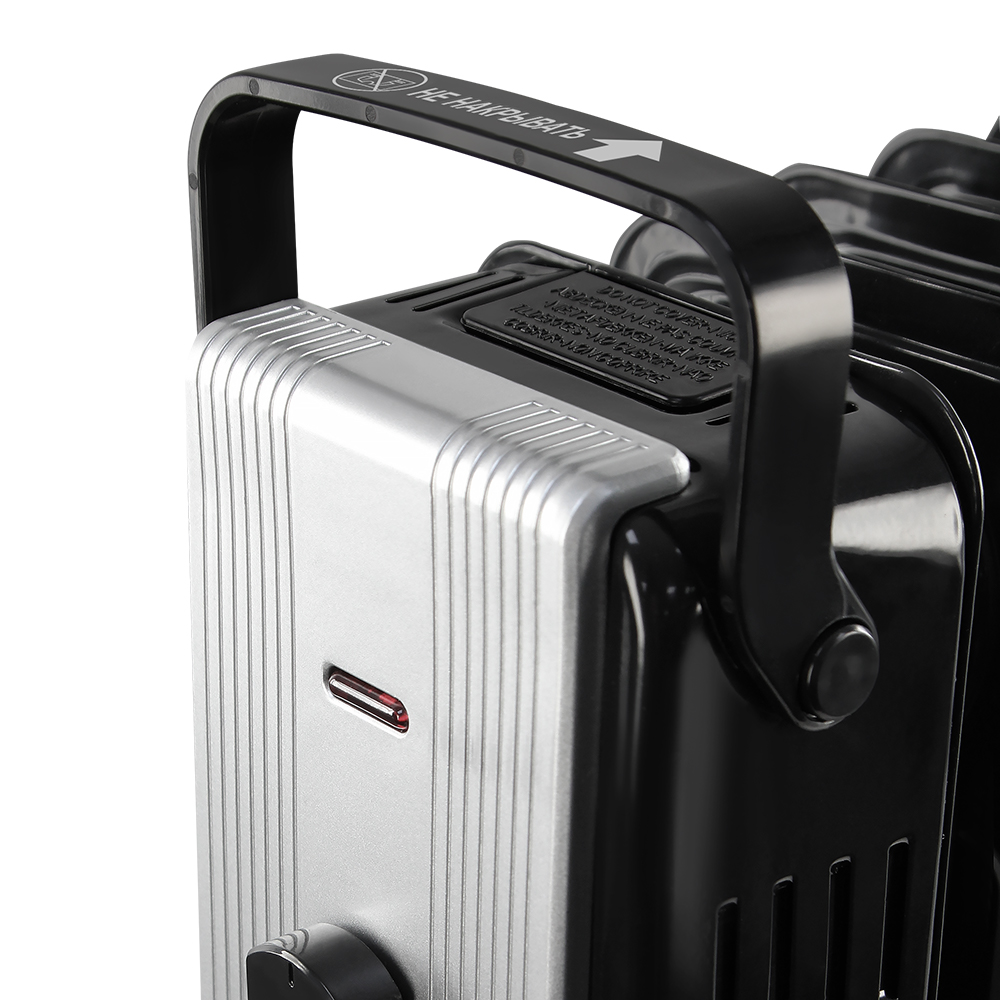 9169999 Масляный обогреватель OBSIDIAN BS-OH2000A черный STDN-0120540 - Вид №5