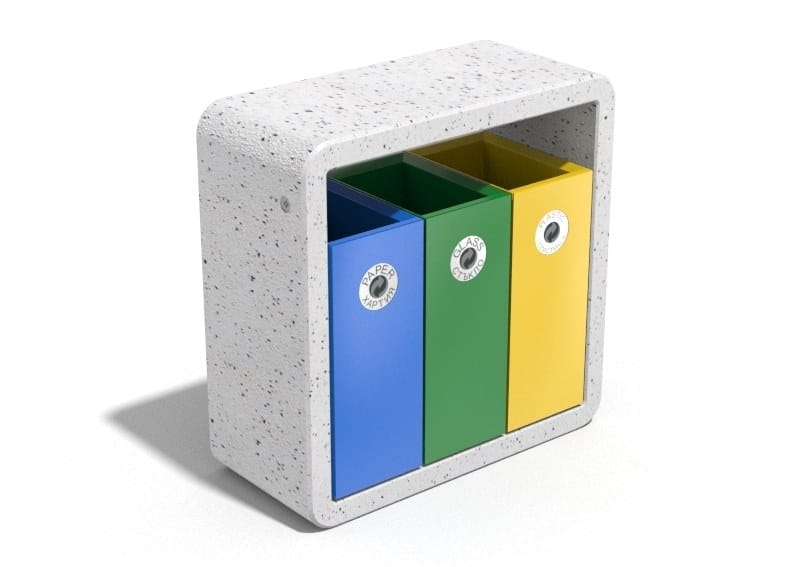 Наружные бетонные стойки для мусора для утилизации отходов ENCHO ENCHEV - ETE 244/245R ARCH-00058616 - Вид №7