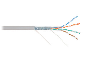 16393241 Кабель F/UTP 4 пары, Кат.5e, одножильный, медный, 0,49мм, PVC, серый, 305м NKL 2200A-GY NIKOMAX