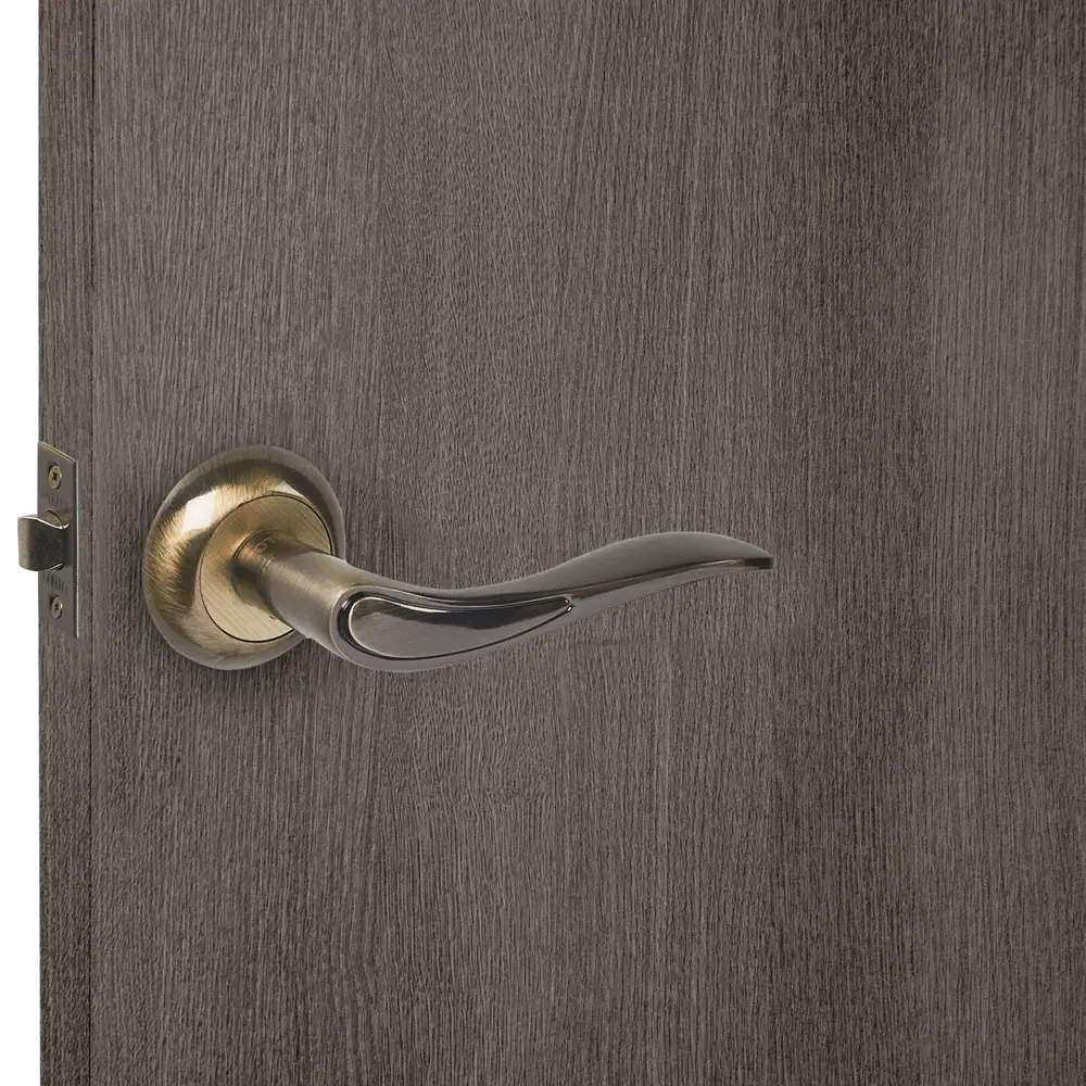 Дверные ручки Punto Salsa без запирания цвет бронза STLM-2136088 - Вид №4