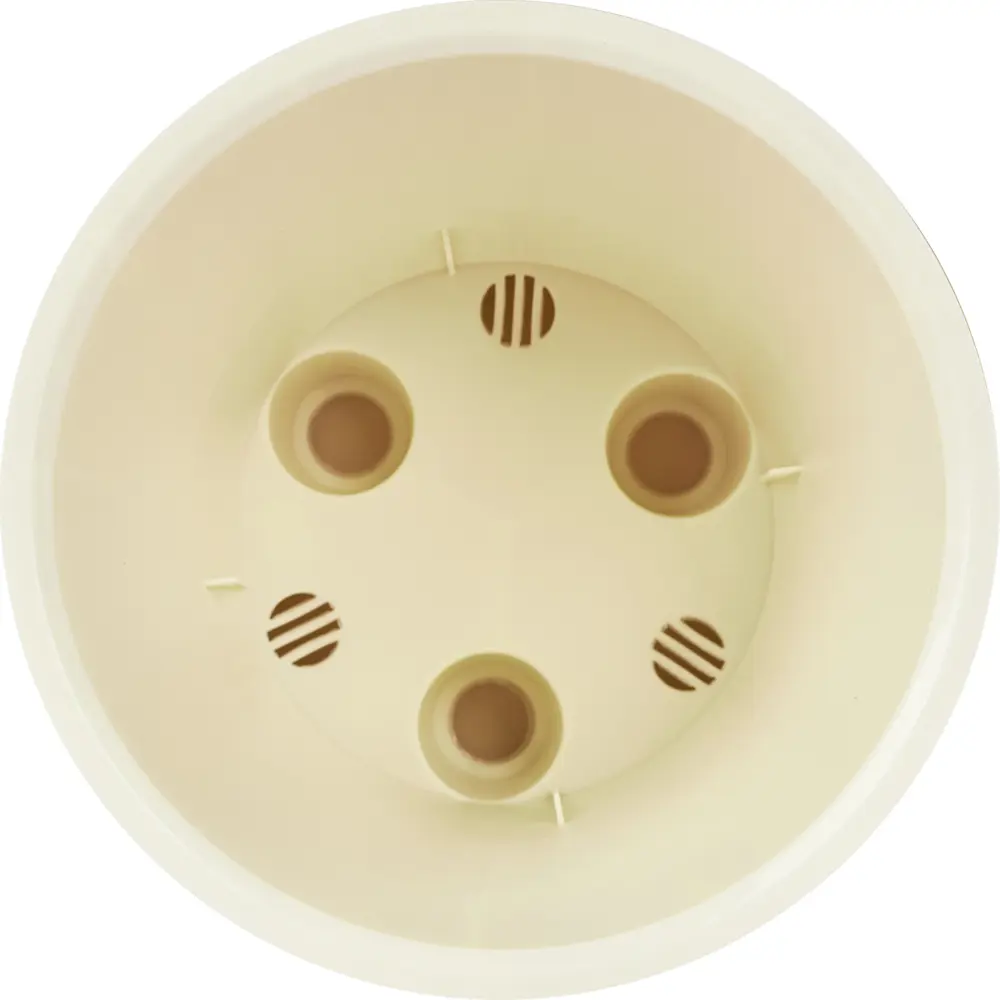 Горшок цветочный Ingreen London ø32 h29.5 см v15.7 л пластик молочный шоколад STLM-2202637 - Вид №1