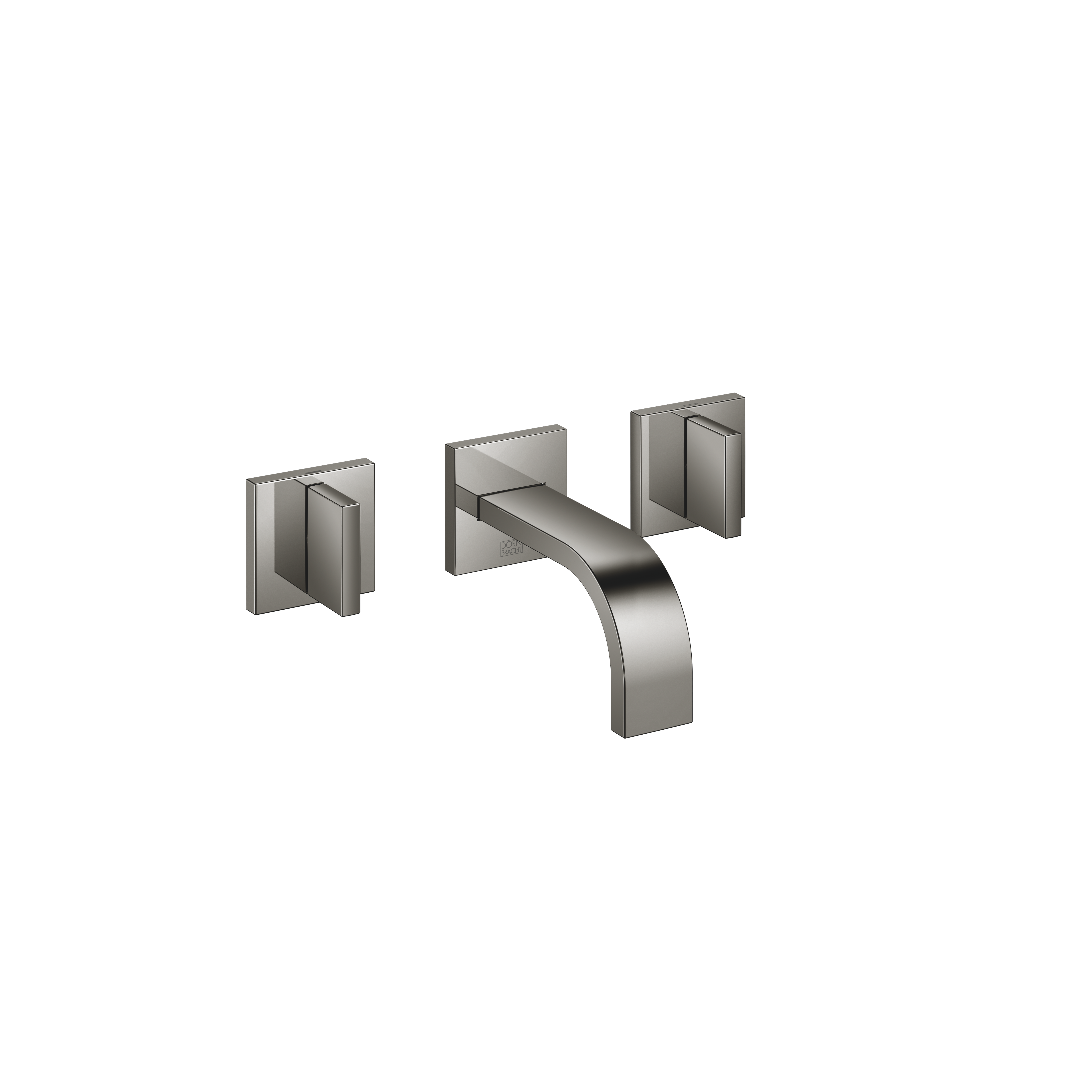 МЕМ Смеситель для раковины настенный без донного клапана - Темный Хром 36702782-19 DornBracht