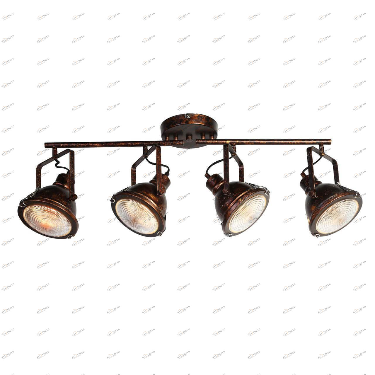 Спот потолочный коричневый Favourite Industria 1898-4C FAVOURITE INDUSTRIA BROWN 00-3924141 Коричневый 