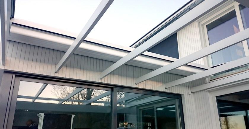 HELLA Пристенная пергола из алюминия Sintesi sun-id-1374996 - Вид №3