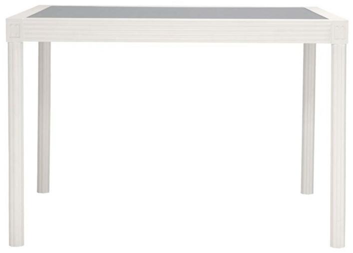 JANUS et Cie Квадратный обеденный стол из алюминия и стекла Quadratl sun-id-1385778 - Вид №1