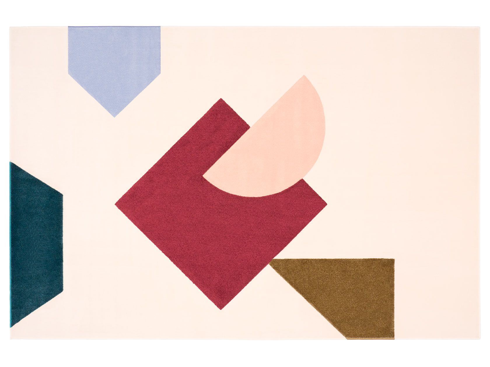 Ковер ручной работы с геометрическим рисунком Besana Moquette ECHO ARCH-00096189