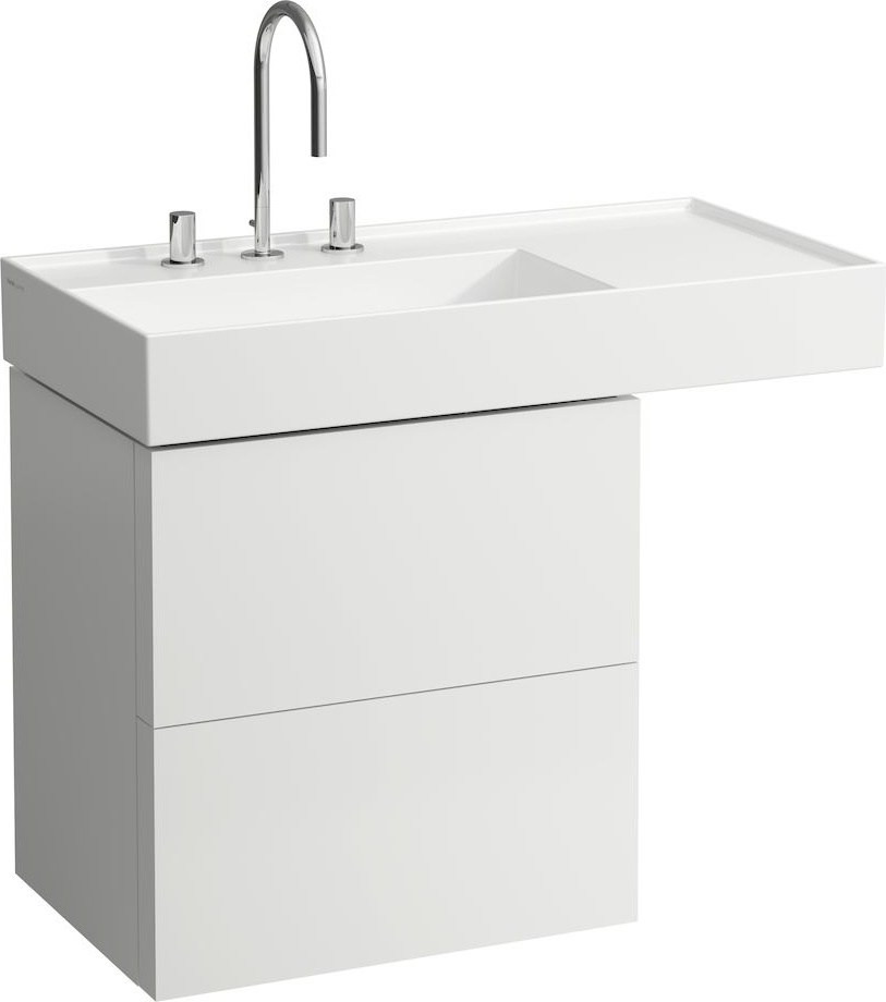 H4075690336411 Шкафчик под раковину, 2 ящика, включает в комплект органайзер, для раковин 810333, 810338, 810339, 813332 LAUFEN PRO