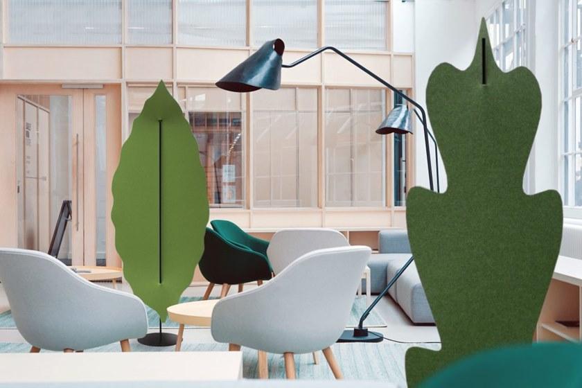 Slalom Отдельно стоящая звукопоглощающая перегородка для офиса Felt sun-id-1359160 - Вид №6