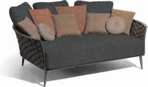 Кушетка лава веревка 45мм антрацит Manutti Cascade