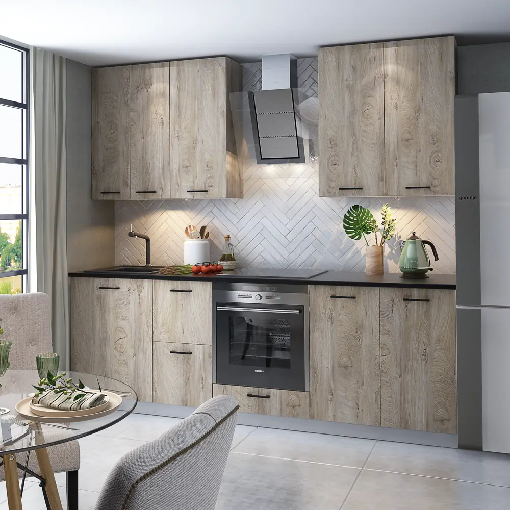 Фальшпанель для кухонного шкафа Зея 58x214 см KONSENSA ЛДСП цвет коричневый STLM-2133875 - Вид №9