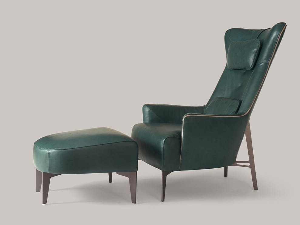 Кожаное кресло bergère Borzalino MIA ARCH-00108030 - Вид №5