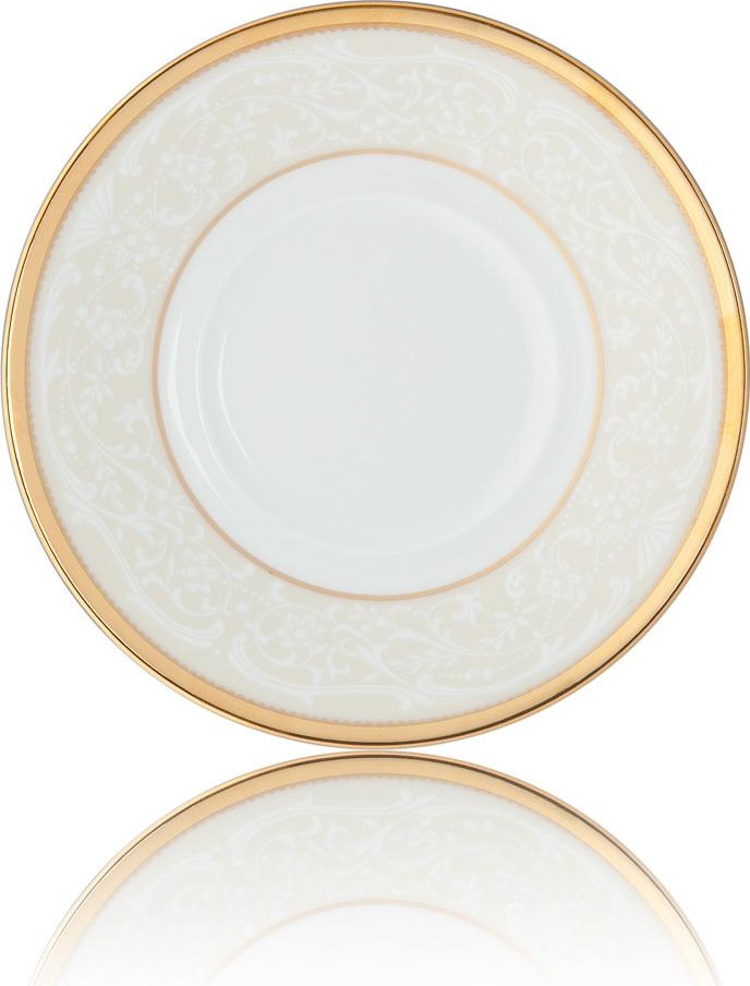 32153 Noritake Тарелка десертная Noritake "Белый дворец" 17см Фарфор костяной 