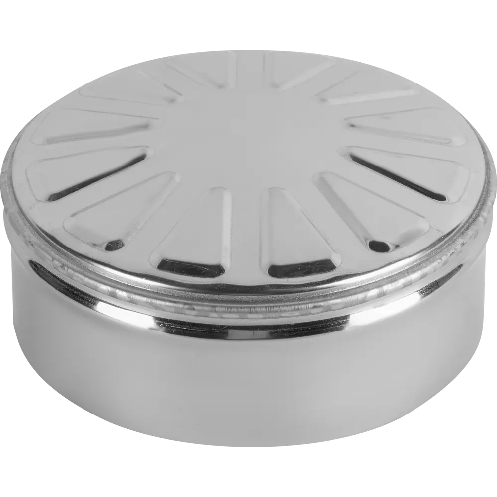 Заглушка для ревизии Металлик и Ко 430/оцинкованная сталь/0.5 мм D115x200 мм STLM-2193111