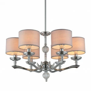 Подвесная люстра Omnilux Sovana OML-64603-06 серая OMNILUX ДИЗАЙНЕРСКИЕ, SOVANA 279952 Серый