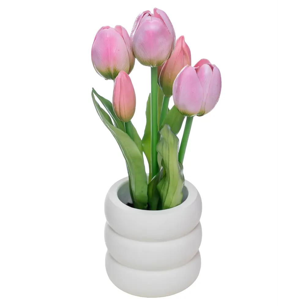 Искусственное растение в горшке h25 см розовый Santreyd STLM-2127251 - Вид №1