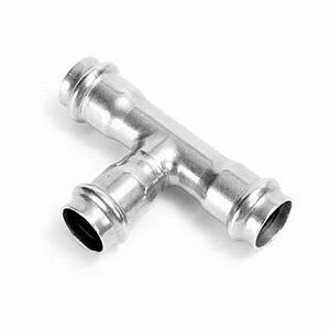 Тройник пресс 18 х 15 х 18 нержавеющая сталь IBP