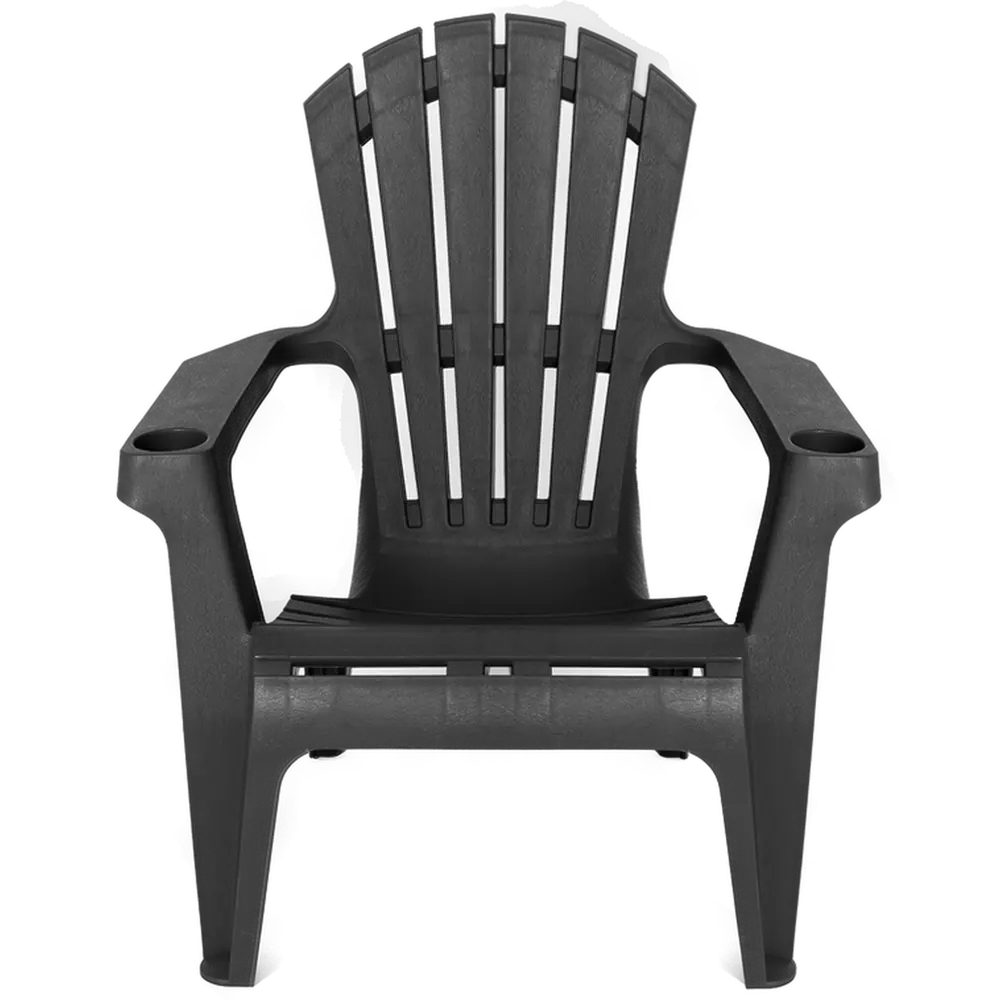 Кресло Мiаmi 73.5x74.5x88.8 см полипропилен антрацит ЭЛЛАСТИК-ПЛАСТ STLM-2001119 - Вид №2