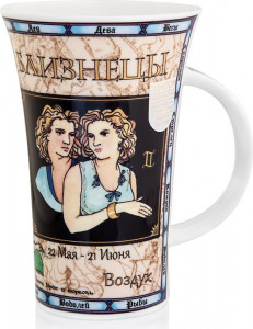 10584195 Dunoon Кружка Dunoon "Близнецы.Гленко" 500мл Фарфор костяной