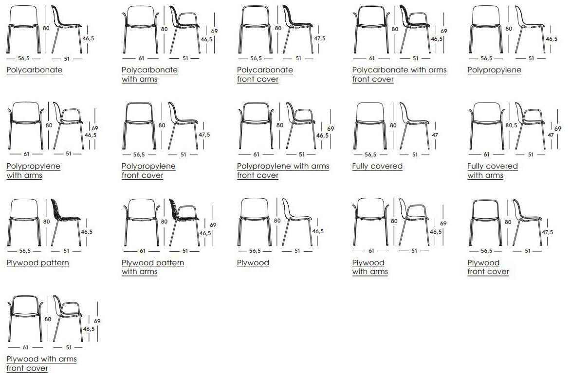 Magis Стул из мягкой ткани Troy sun-id-1486857 - Вид №3
